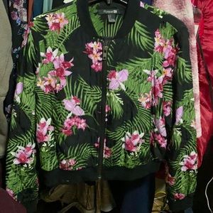 Forever 21 Bomber Zip up Jacket